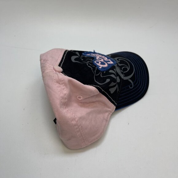 Y2K Coors Light Strapback Adjustable Hat Cap Beer Women Grunge Floral Goth Pink - Picture 5 of 13